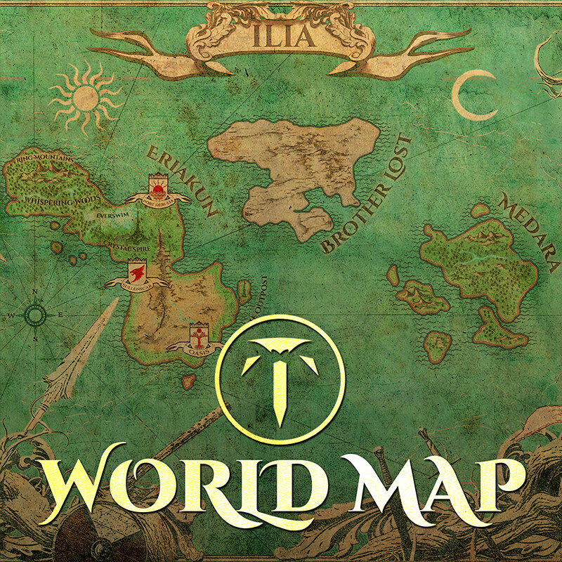 ArtStation - Dark Souls World Map