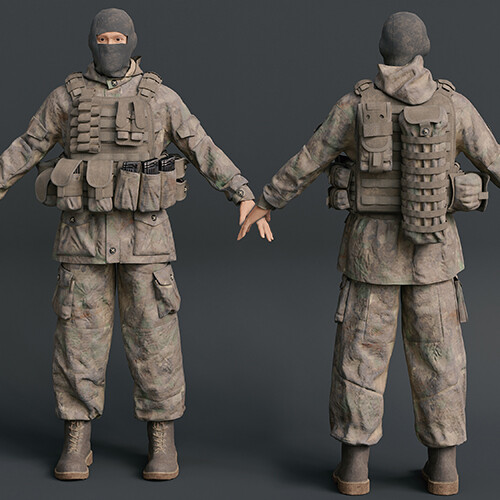 ArtStation - Special Forces Costume