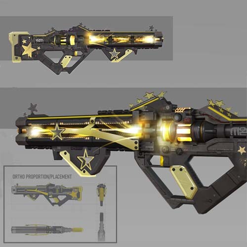 ArtStation - HAVOC Rifle Weapon Skin | Starstruck | Apex Legends