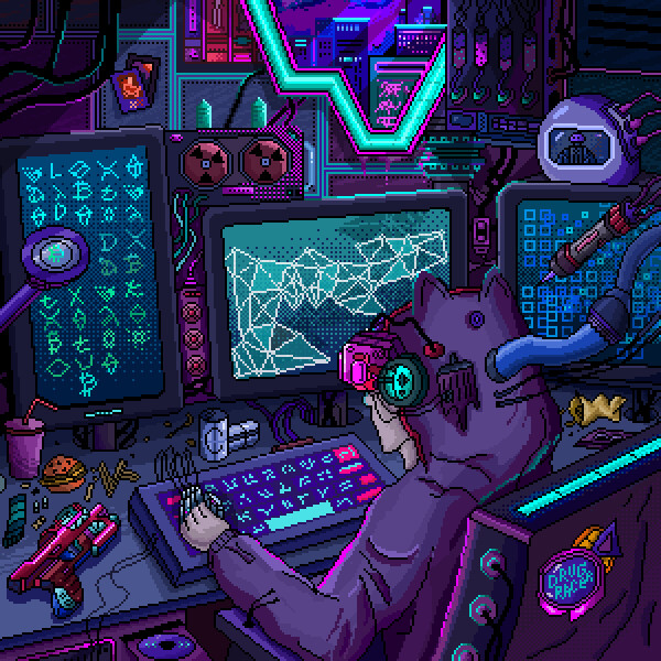 ArtStation - Cyberpunk NFT Pixel Art Project