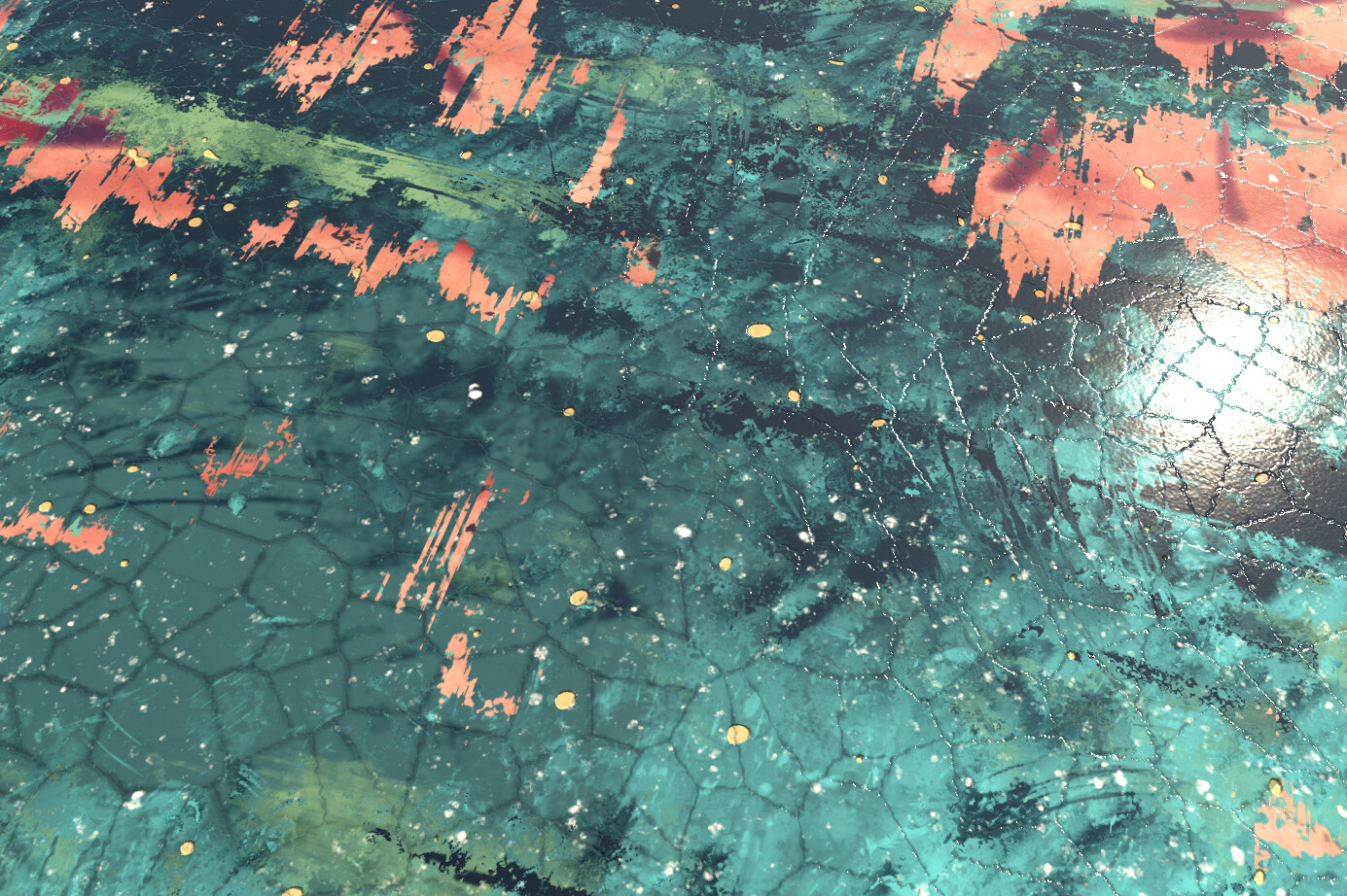 ArtStation - Raku Ceramic Glaze Procedural Texture