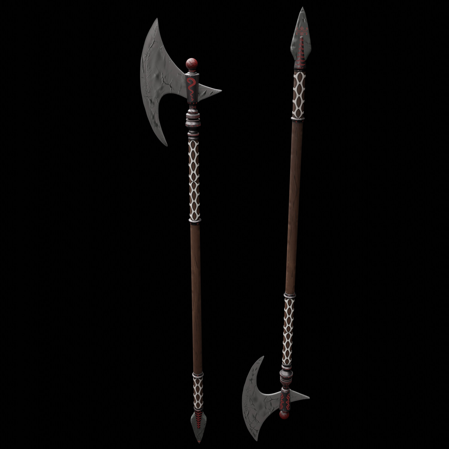 ArtStation - Stylized halberd