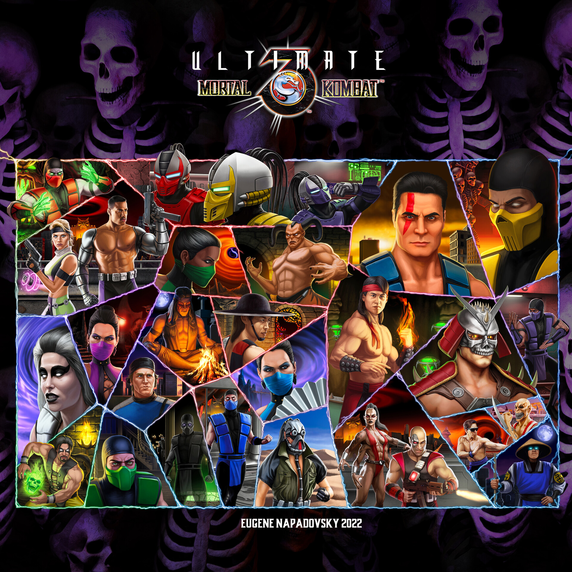 ArtStation - Kano fanart Mortal Kombat