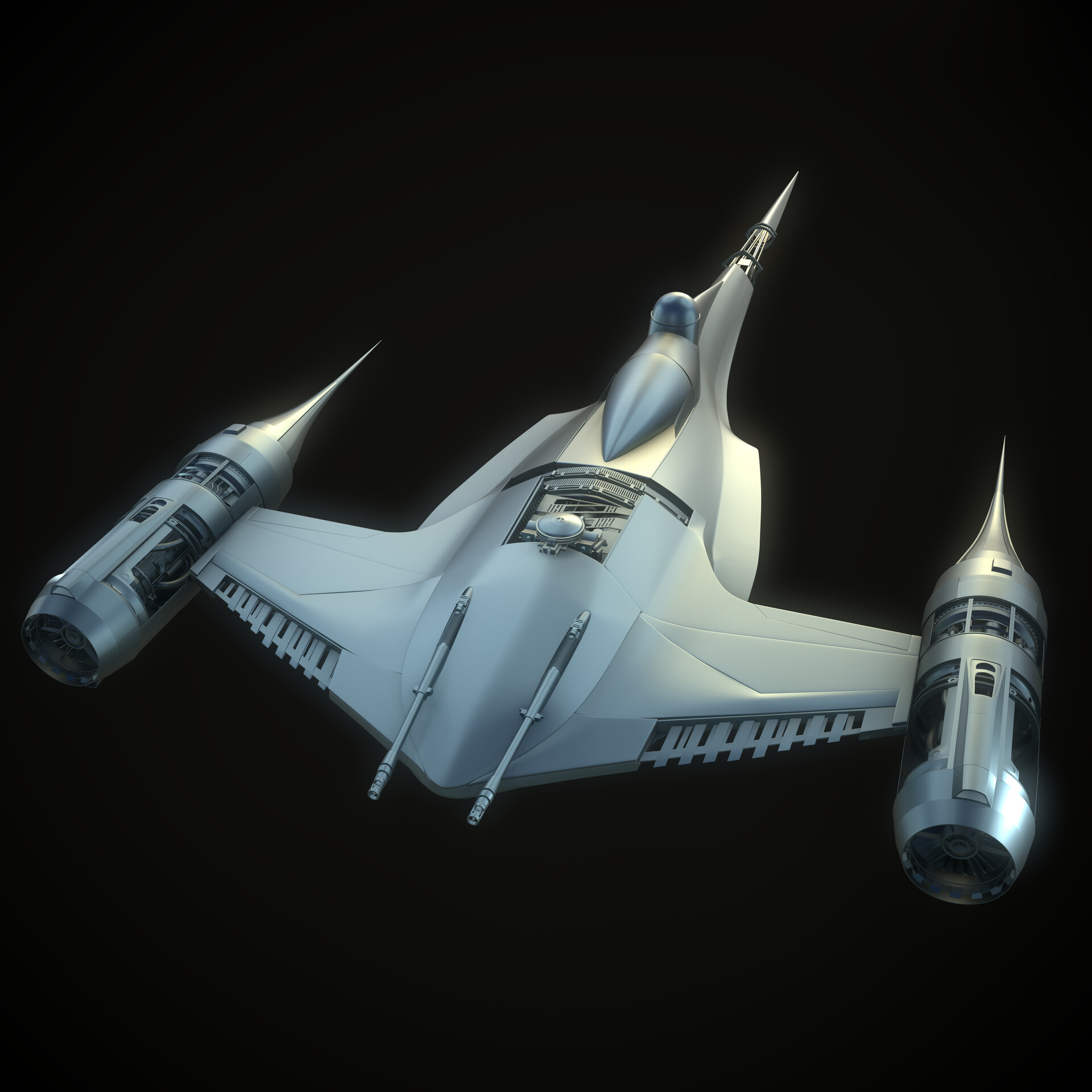 ArtStation Din Djarin's N1 starfighter