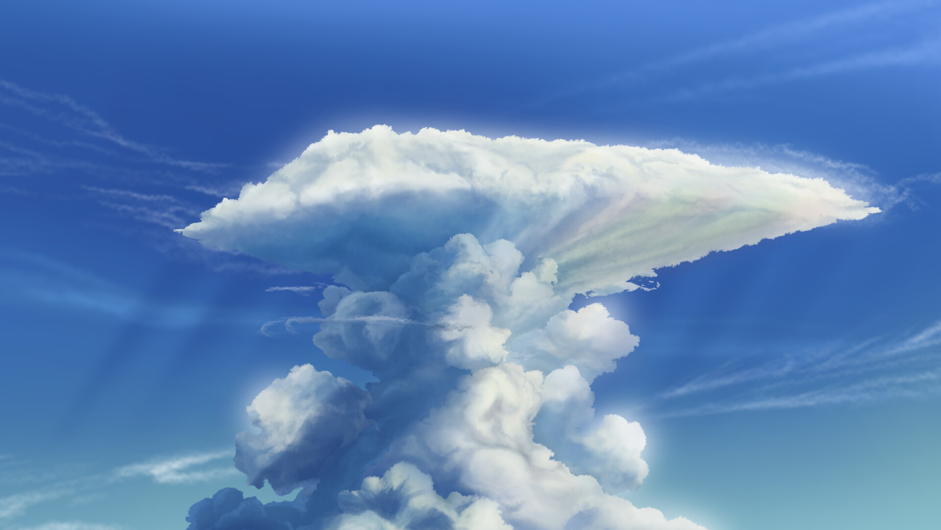 Дитя погоды облака кадры