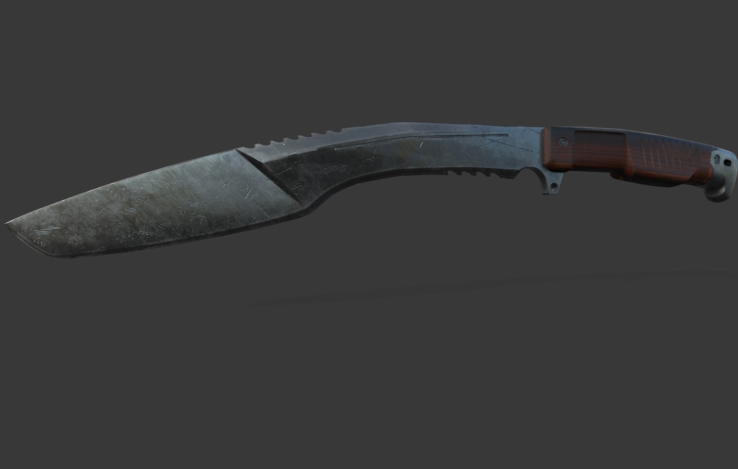 ArtStation - Kukri Knife modeling