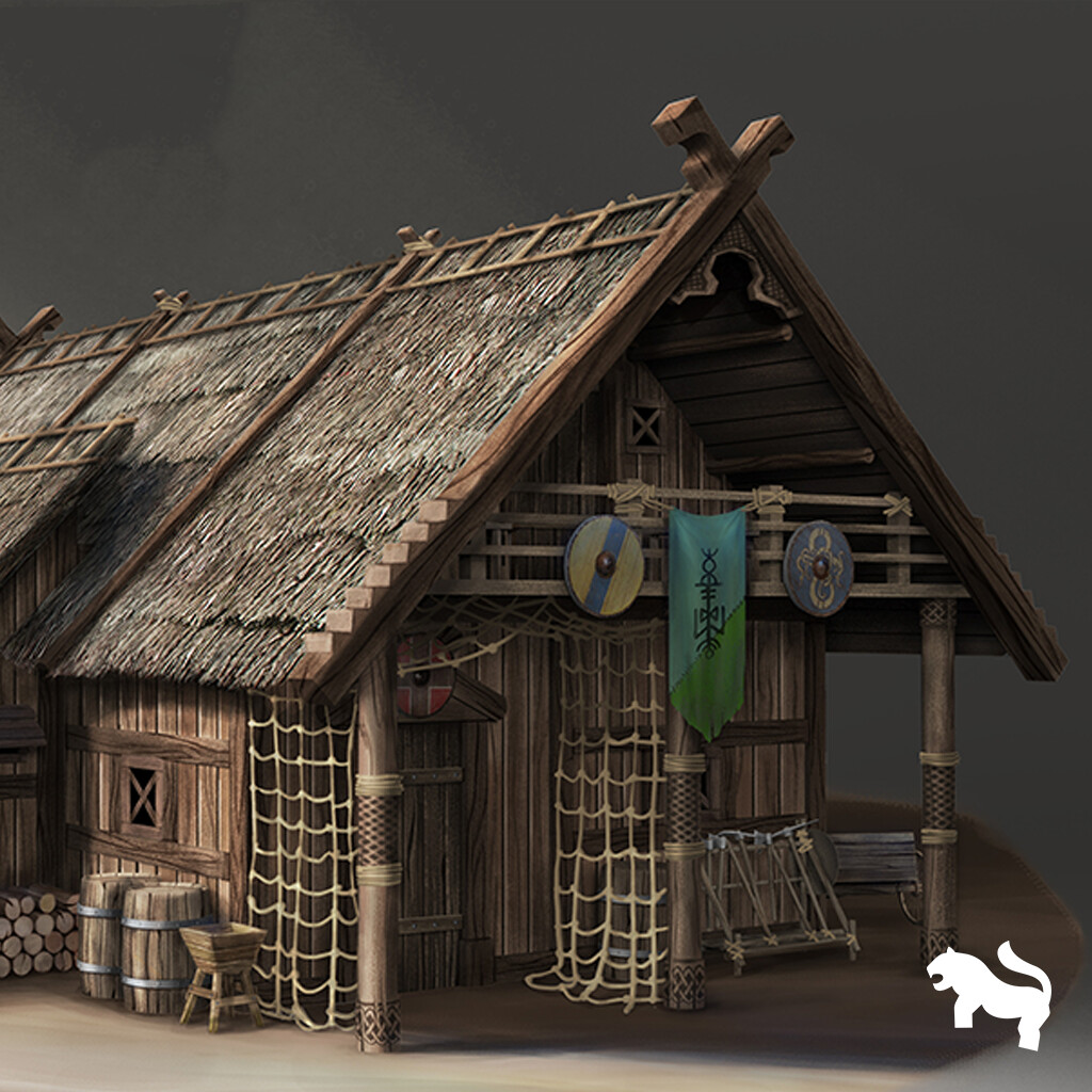 ArtStation - Viking House 02 / Concept Art