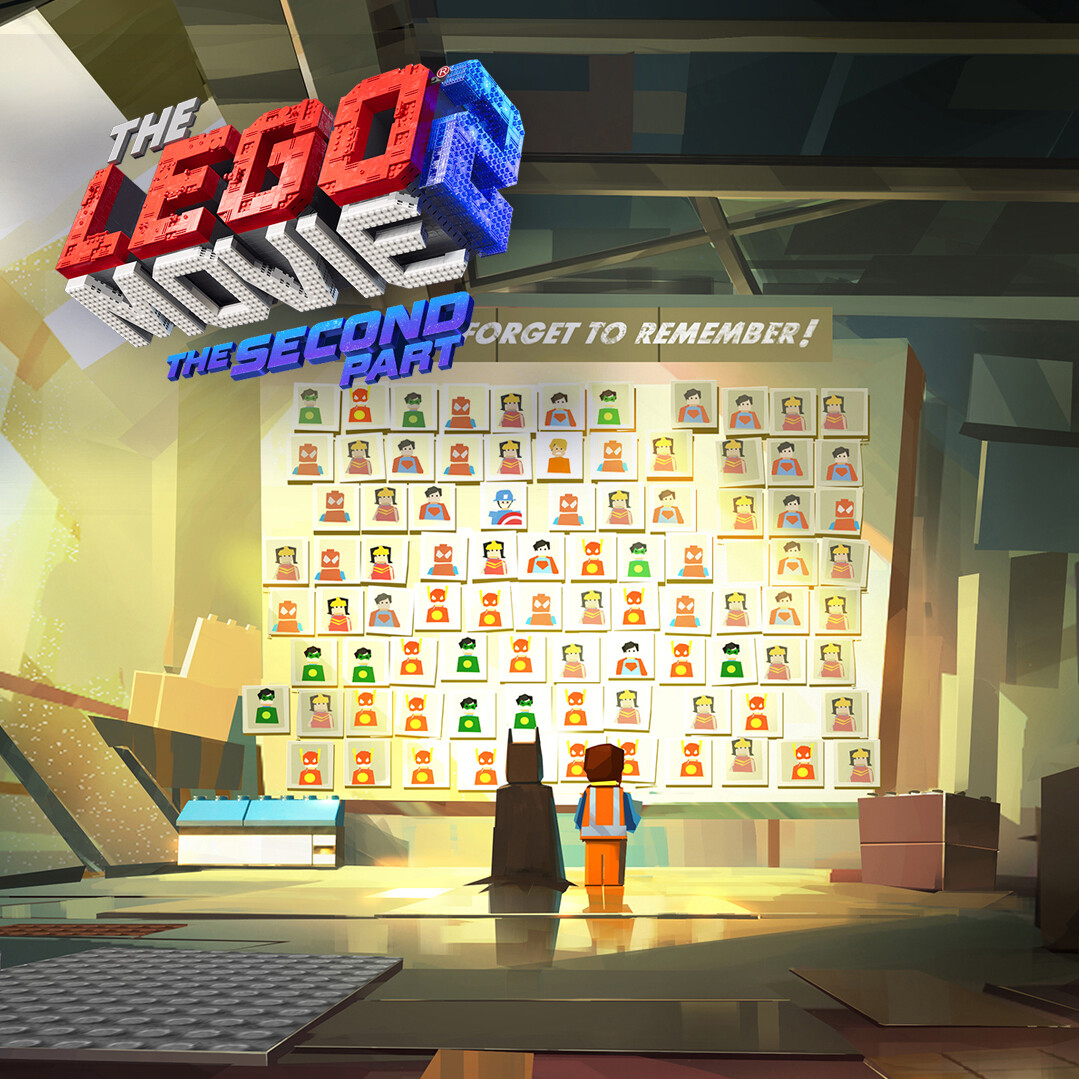 ArtStation The Lego Movie 2 Wall of missing people