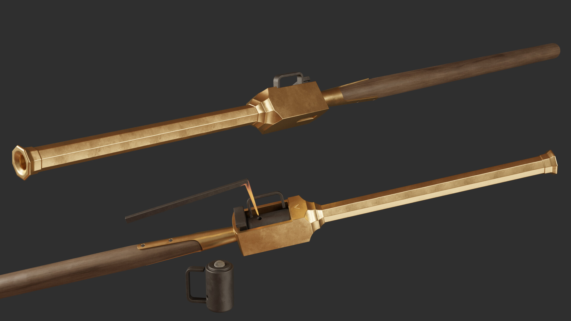 ArtStation A bunch of medieval guns N such.