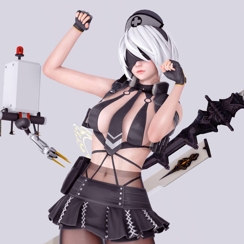 ArtStation - YoRHa 2B - NieR:Automata