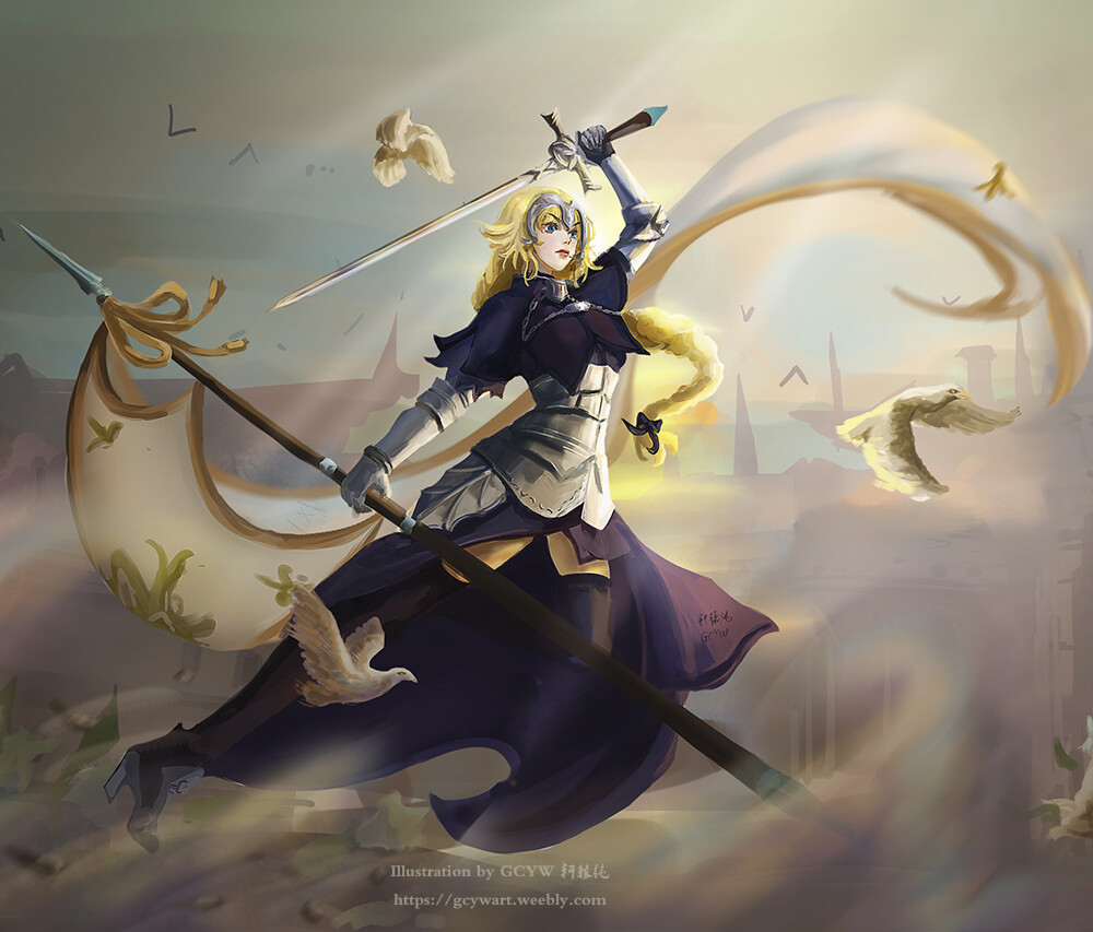 ArtStation - Jeanne d'Arc/ Joan of Arc from FGO