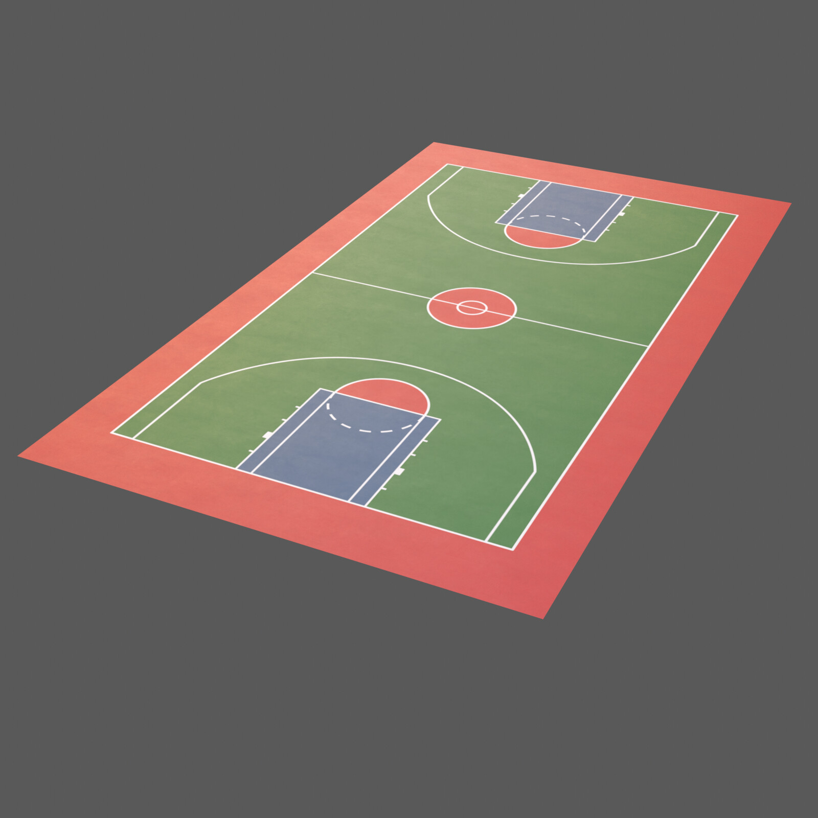 ArtStation PBR Basketball Court Floor