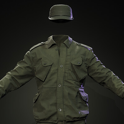 ArtStation - Fallout 3 Style Armor-Chinese Stealth Suit, Payton
