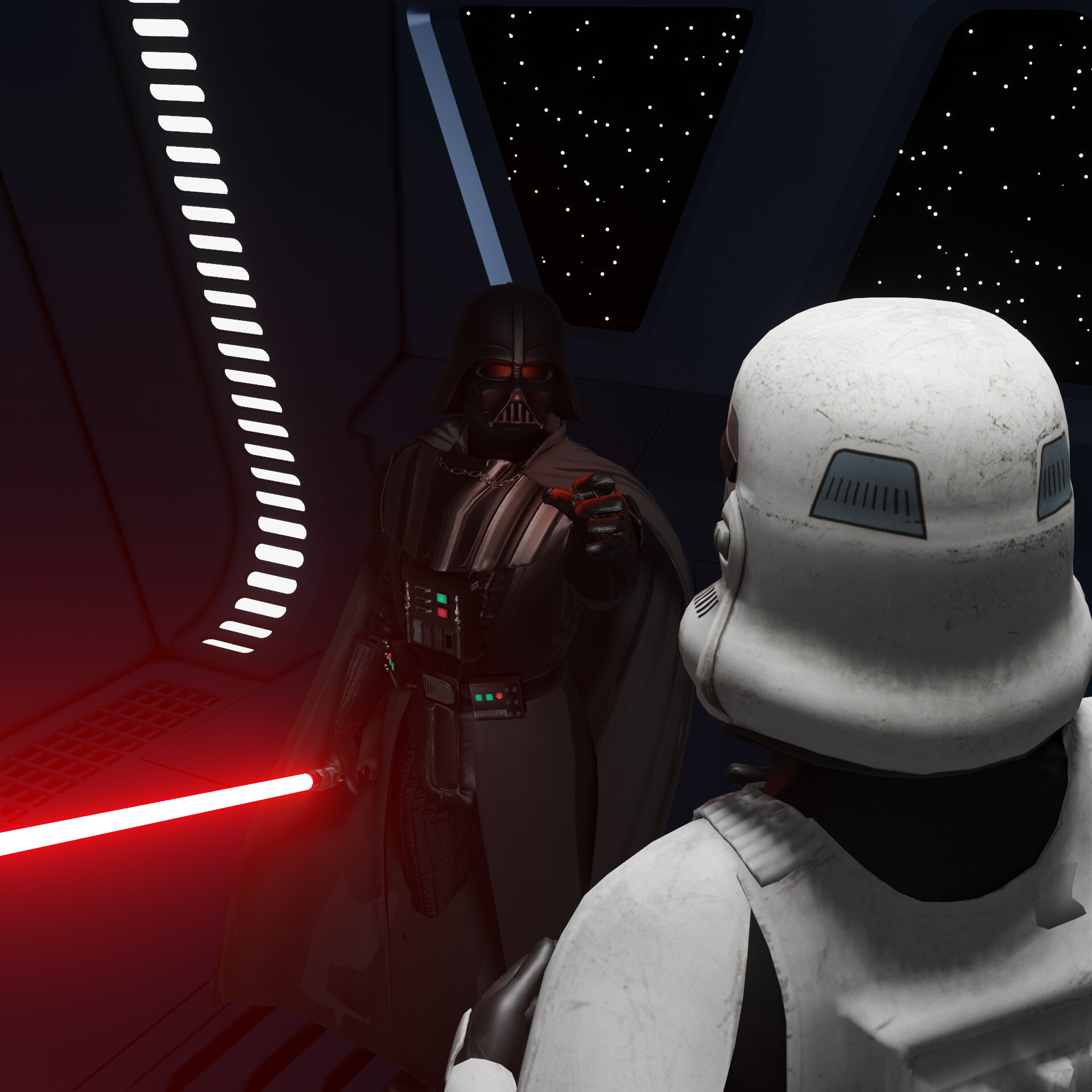 ArtStation - Darth Vader Force Choke Animation