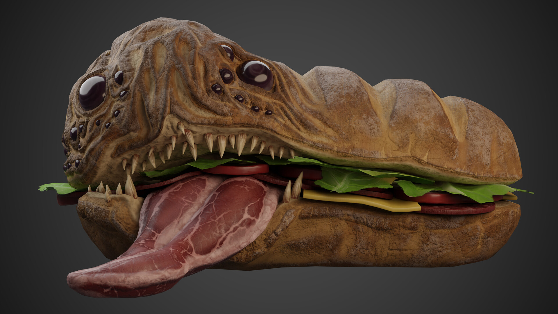 ArtStation - Evil Sandwich