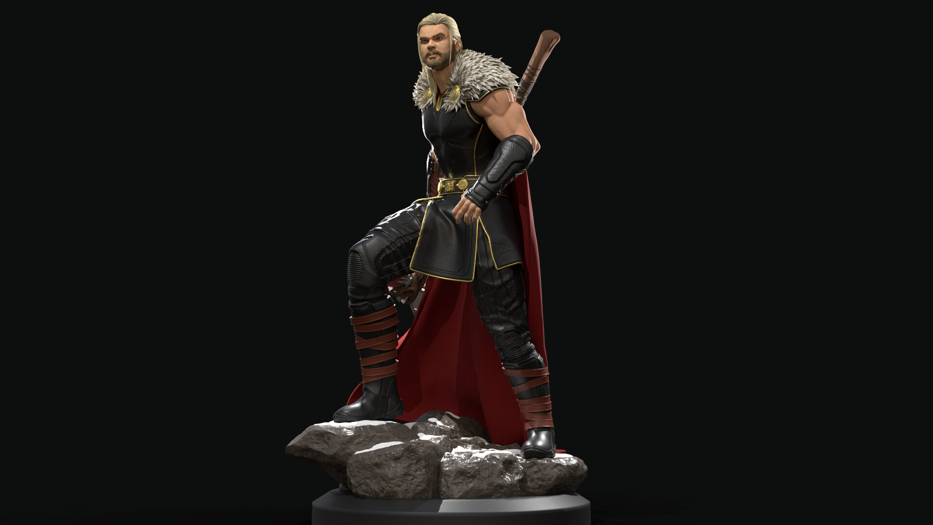 ArtStation Thor Fanart Statue