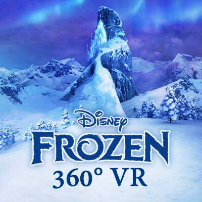 ArtStation Disney's Frozen 360° VR Landscape