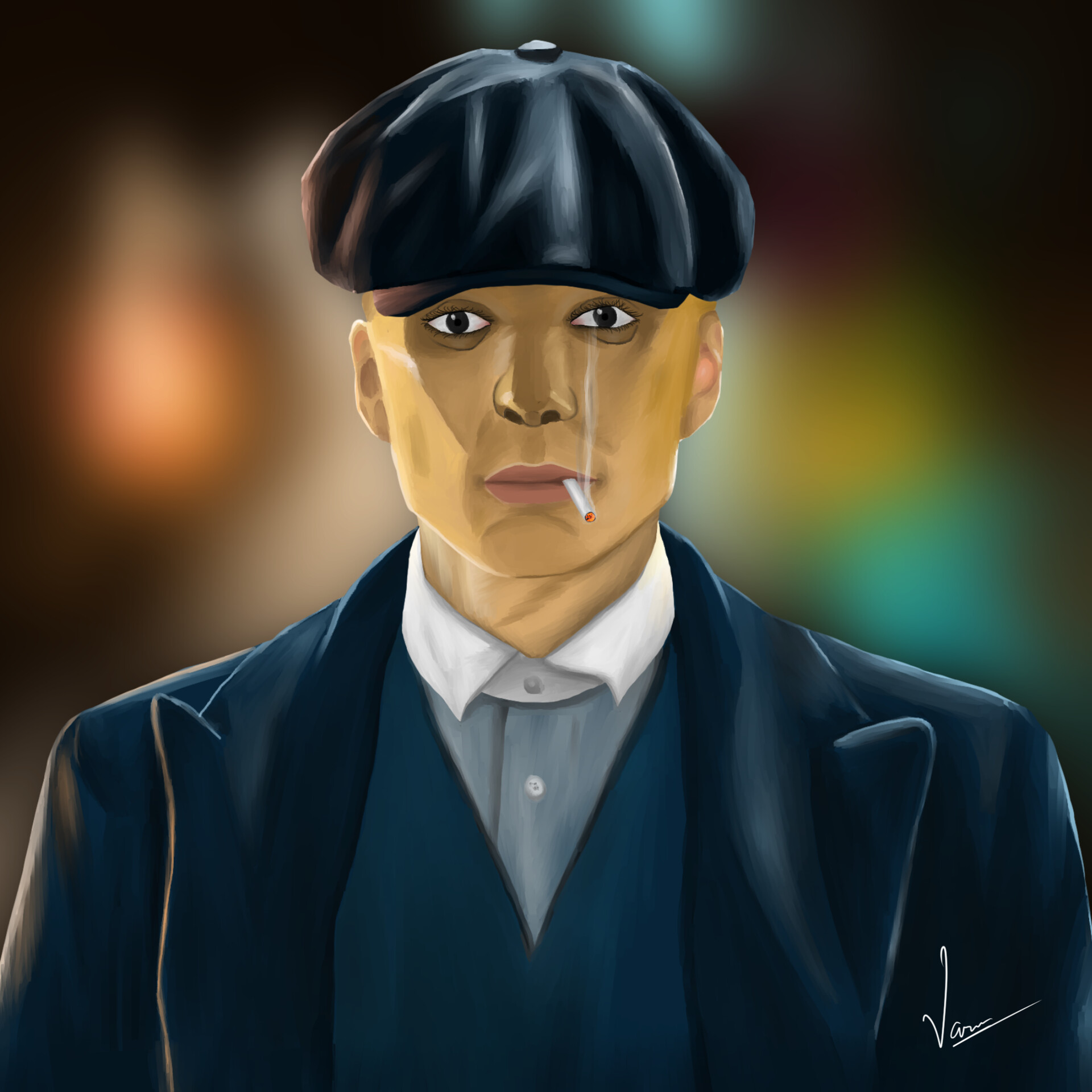 ArtStation - Thomas Shelby portrait