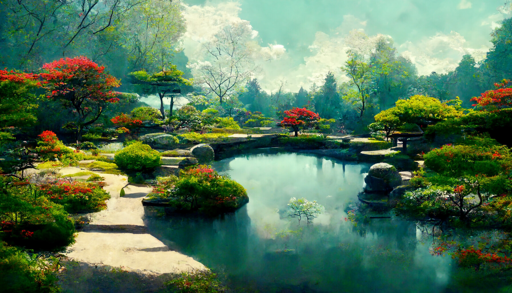 ArtStation - Japanese Garden