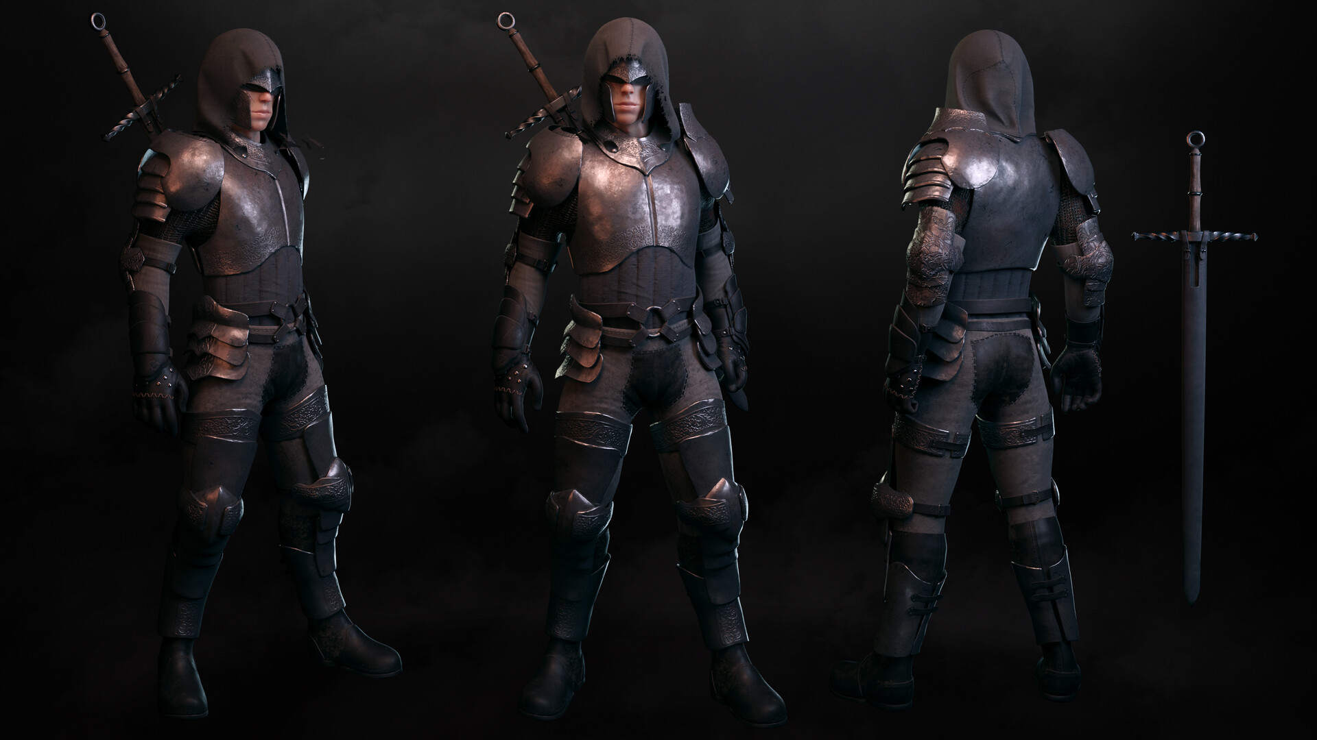 ArtStation - The Acolyte - Game-ready 3D Character