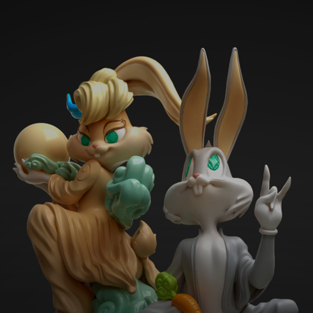 ArtStation - Toys | Bugs Bunny & Lola Bunny