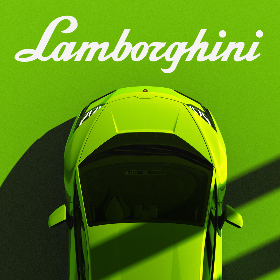 ArtStation - Lamborghini Magazine Cover Illustration