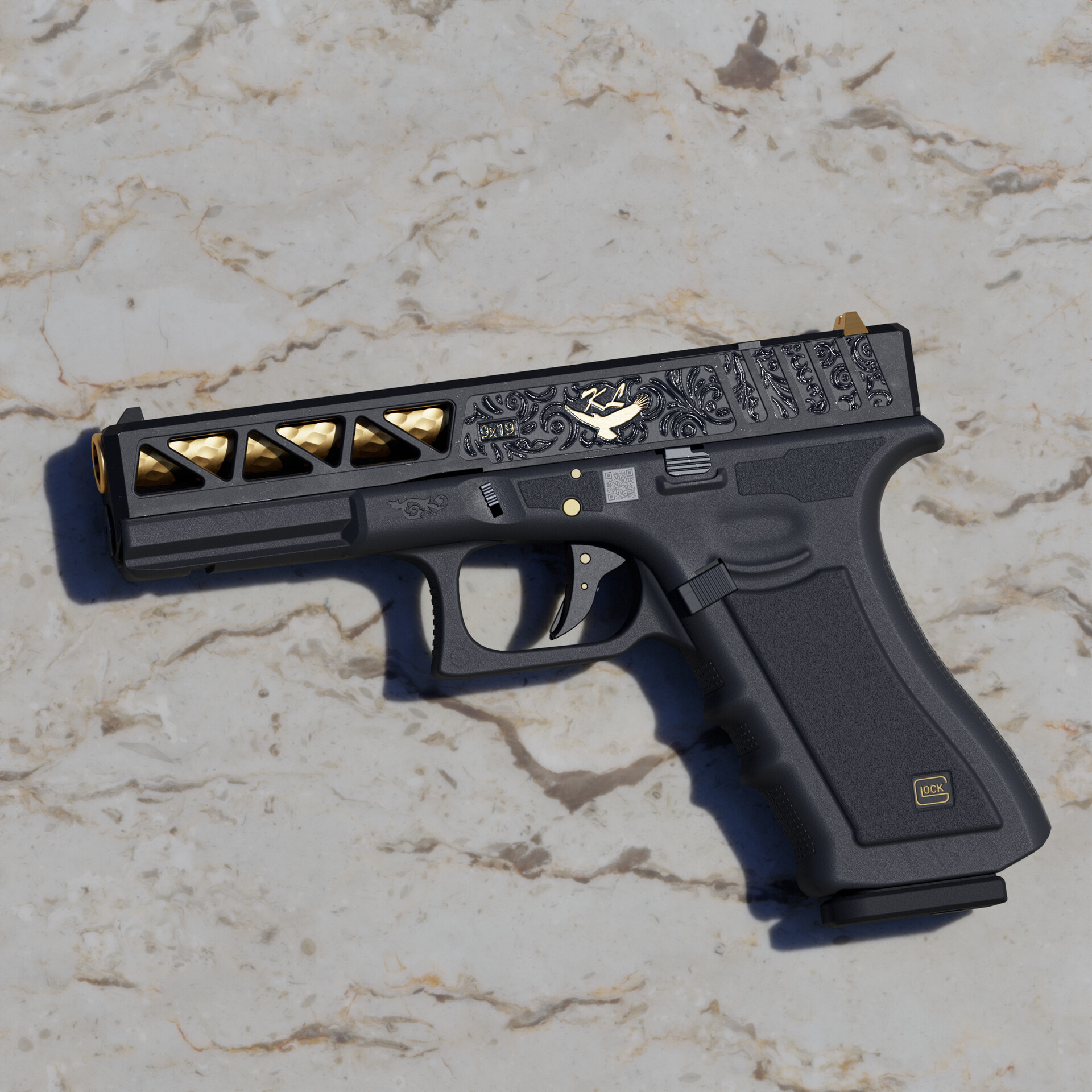 ArtStation - Glock 17 Custom