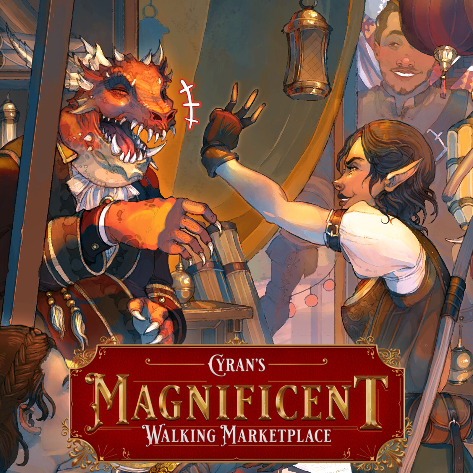 The Dragonborn Merchant「Cyran's Magnificent Walking Marketplace」