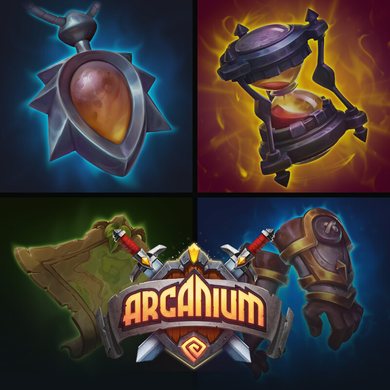 Arcanium. Icons design
