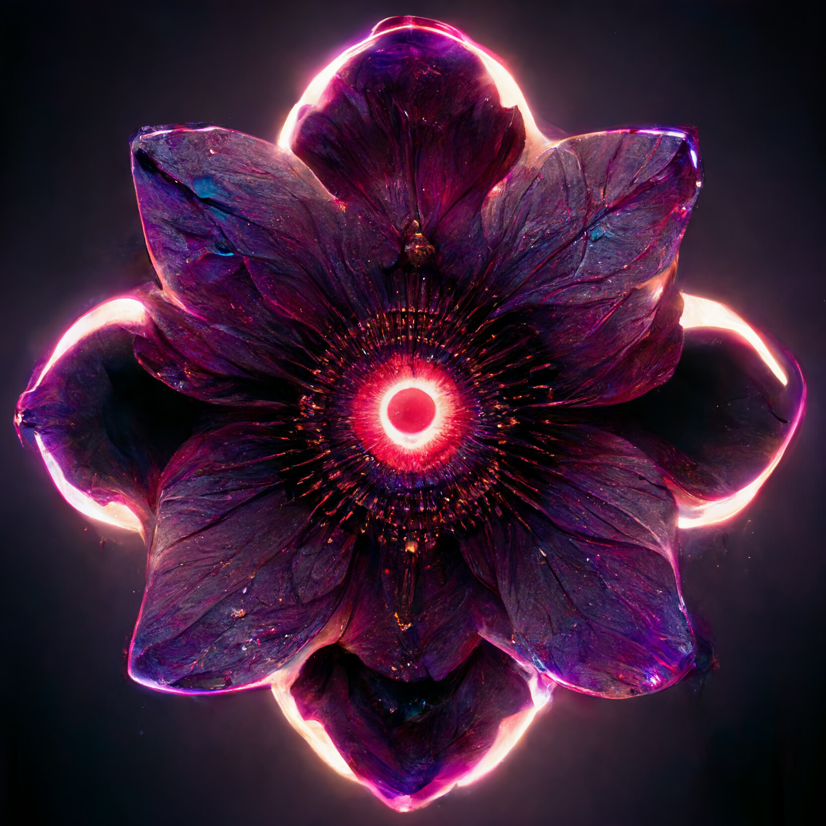 ArtStation - Neon flowers