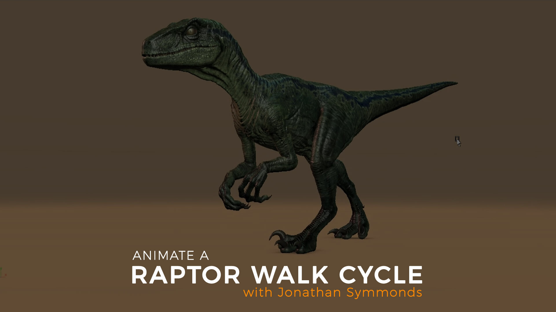 Sophoria Academy Animate A Raptor Walk Cycle