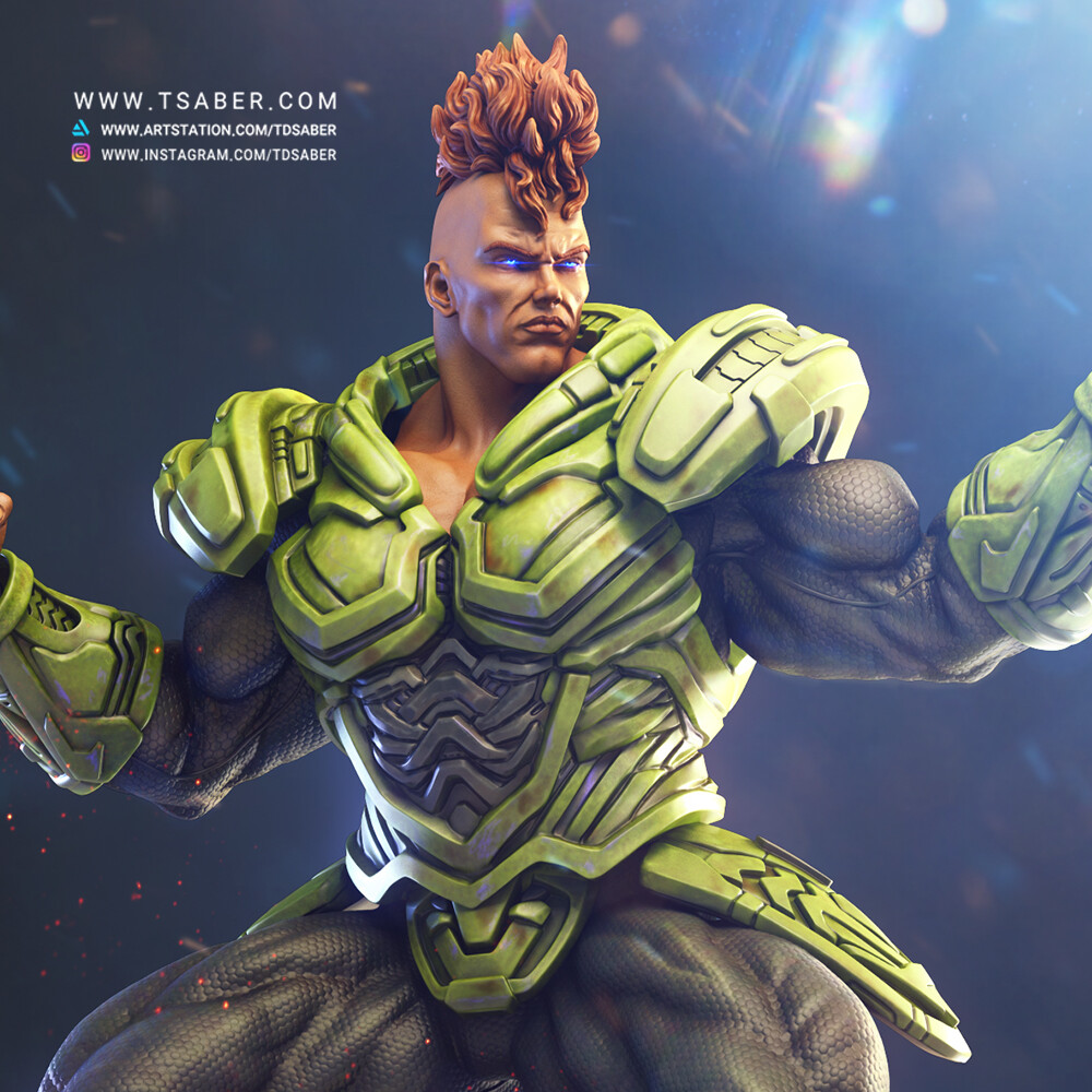 Android 16 - Dragon Ball by aniOcean, Figurative, 3D