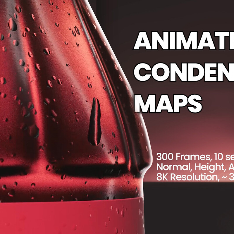 Animated condensation texture maps - FREE SAMPLE!