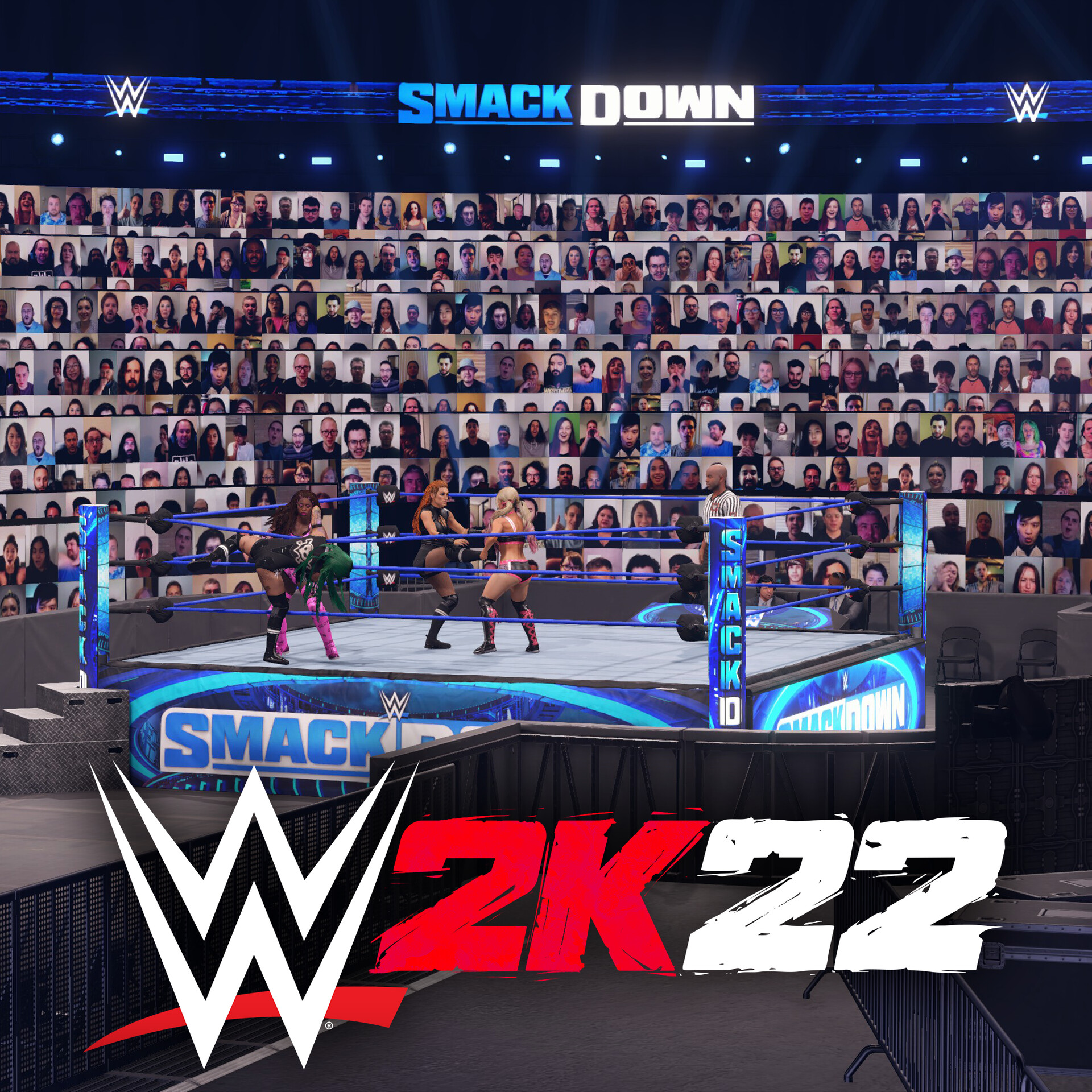ArtStation - WWE 2K22: Thunderdome Virtual Crowd