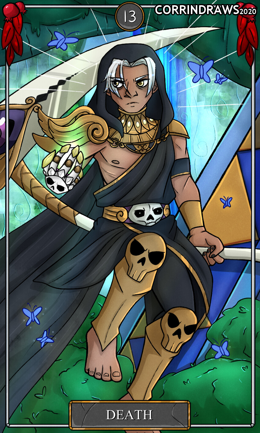 ArtStation Thanatos Tarot Card