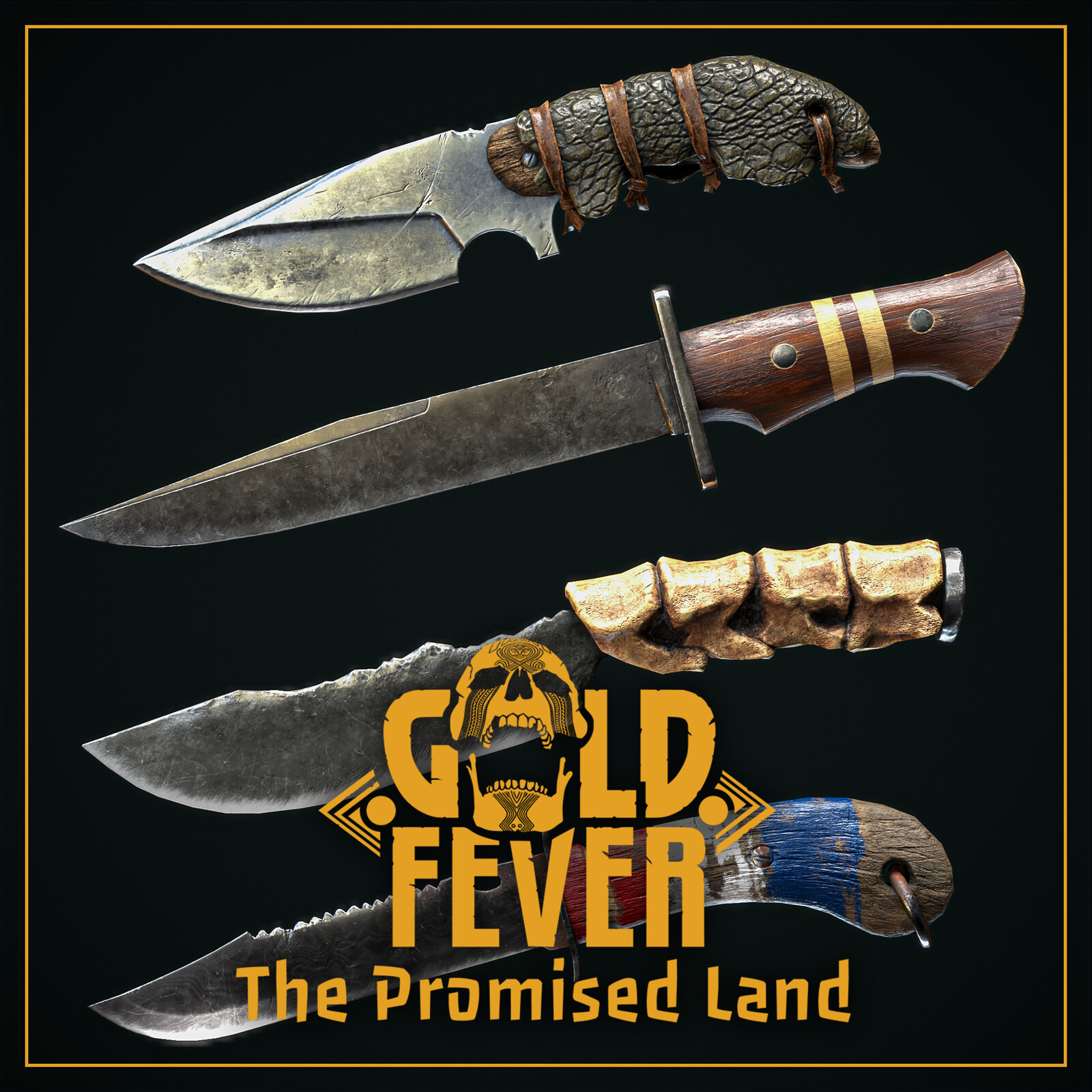 Hunting Knives Pack For Gold Fever - The Promised Land