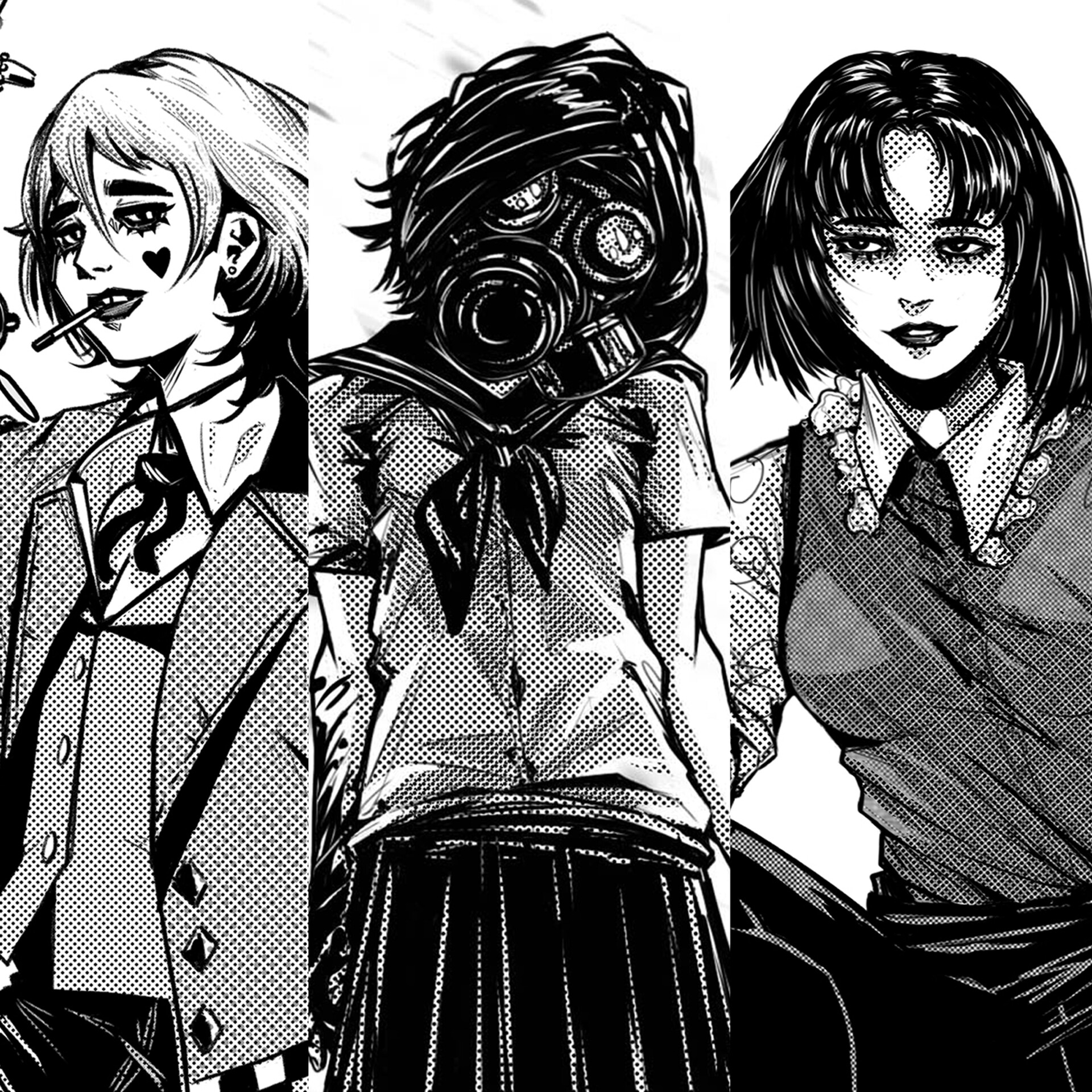 ArtStation - Black & White sketches