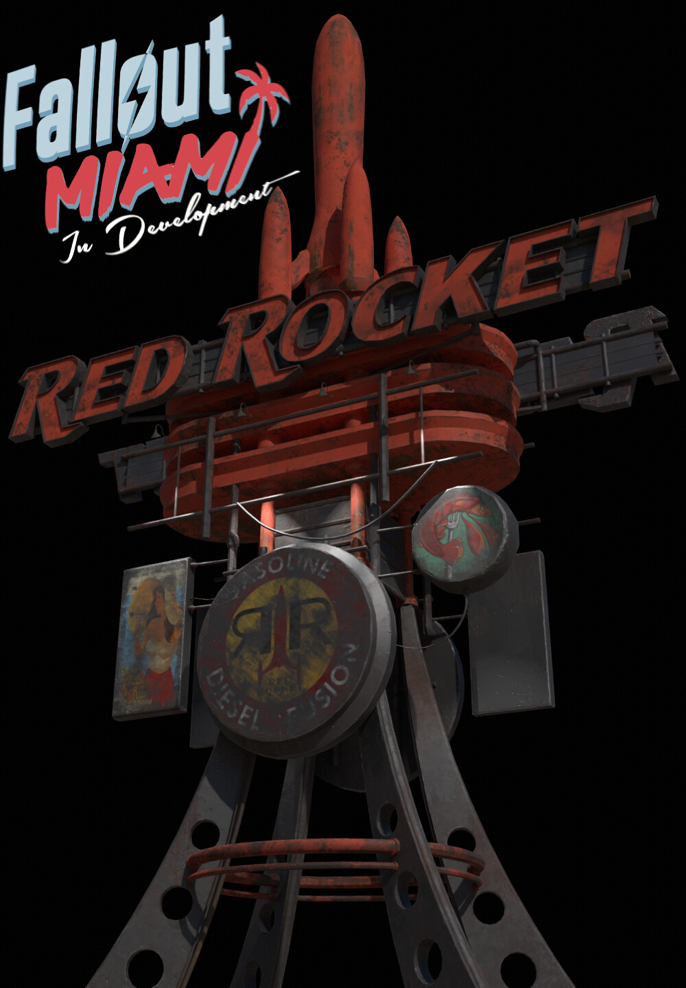 Red rocket fallout 4 3d model фото 88