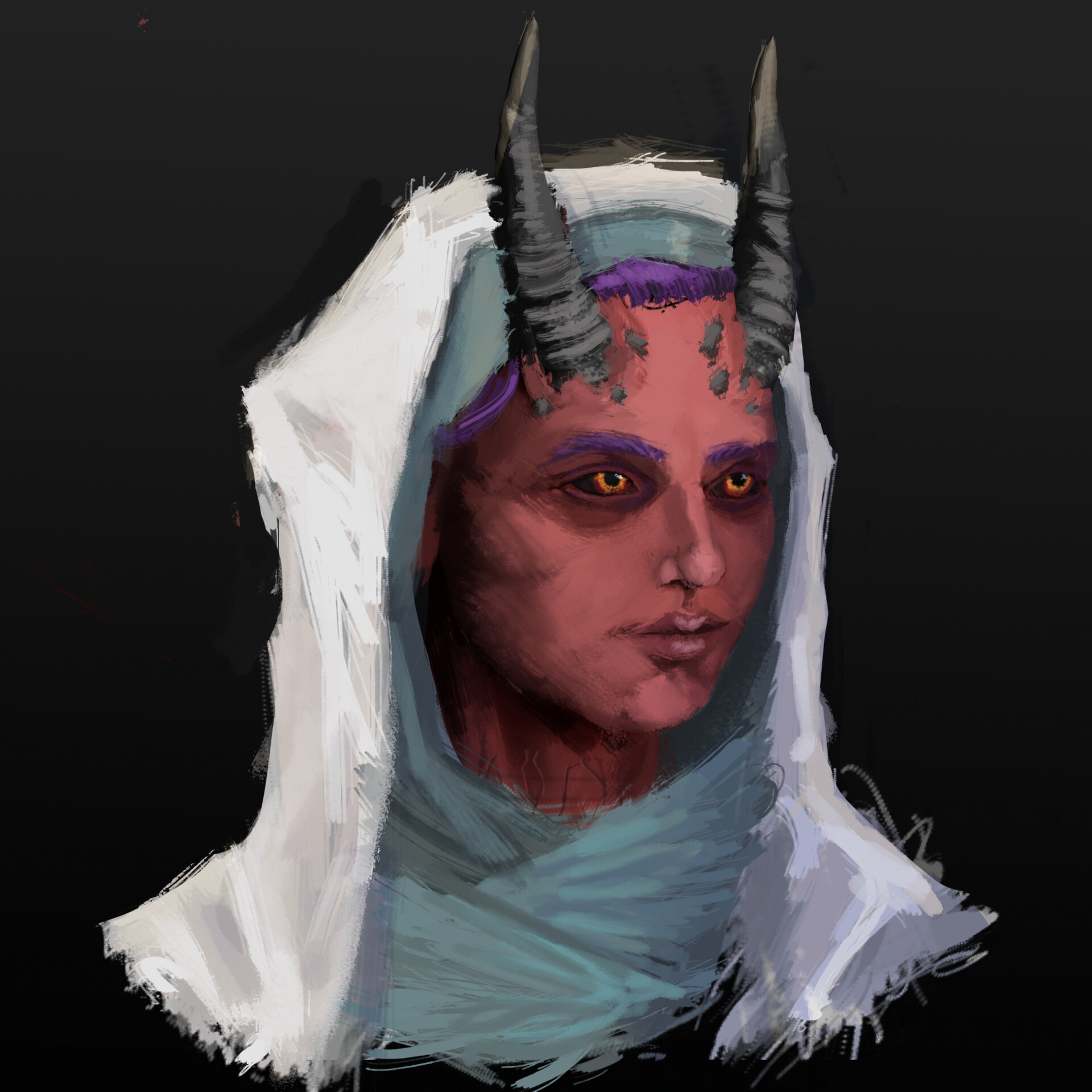 ArtStation - Portrait Sculpts Paintovers