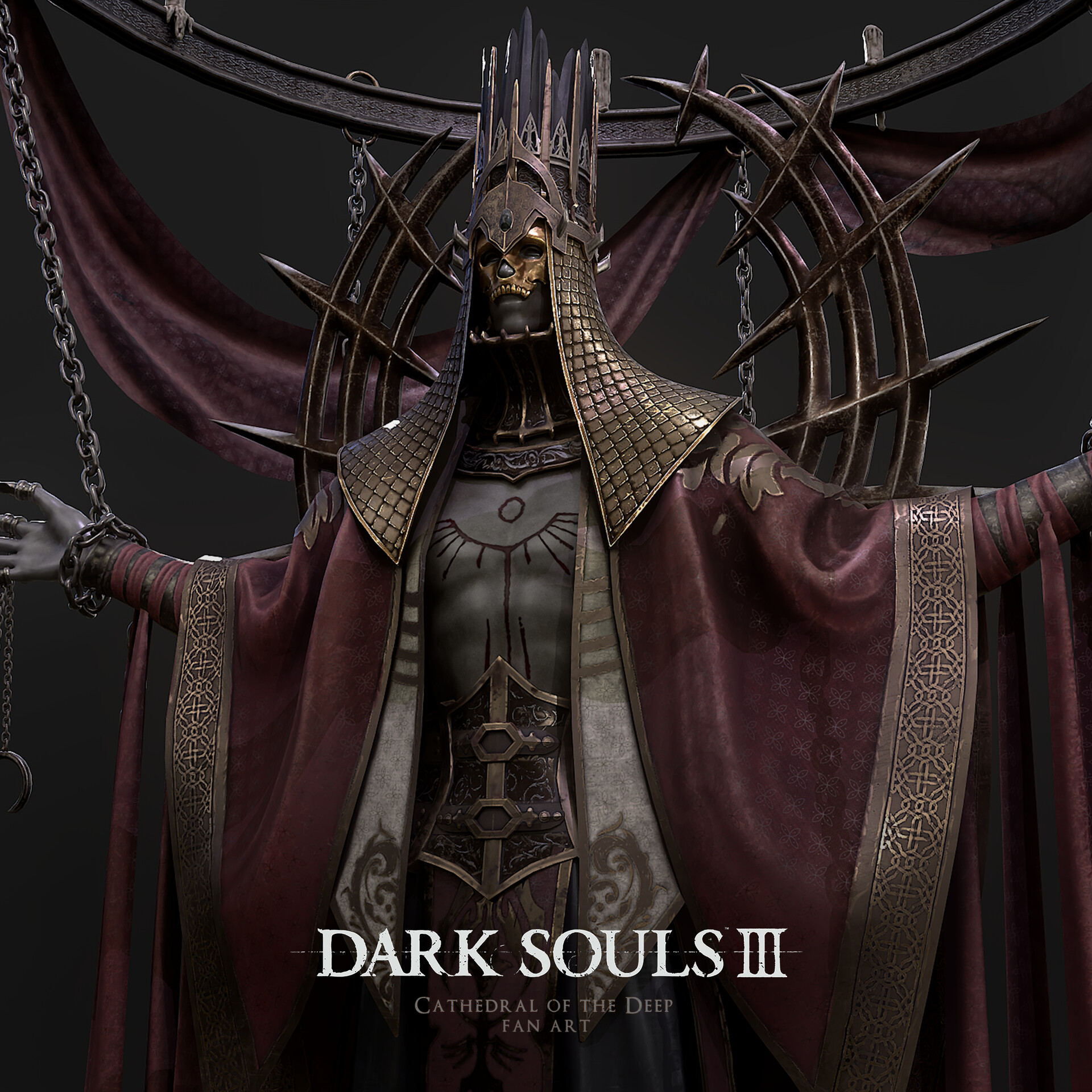 ArtStation DARK SOULS 3 / Fan Art / 3D Environment Art Portfolio / Props