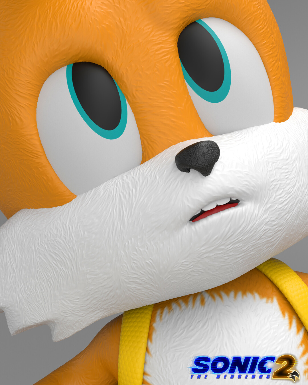 Tails ( Sonic O Filme 2 )  Hedgehog movie, Tails sonic the