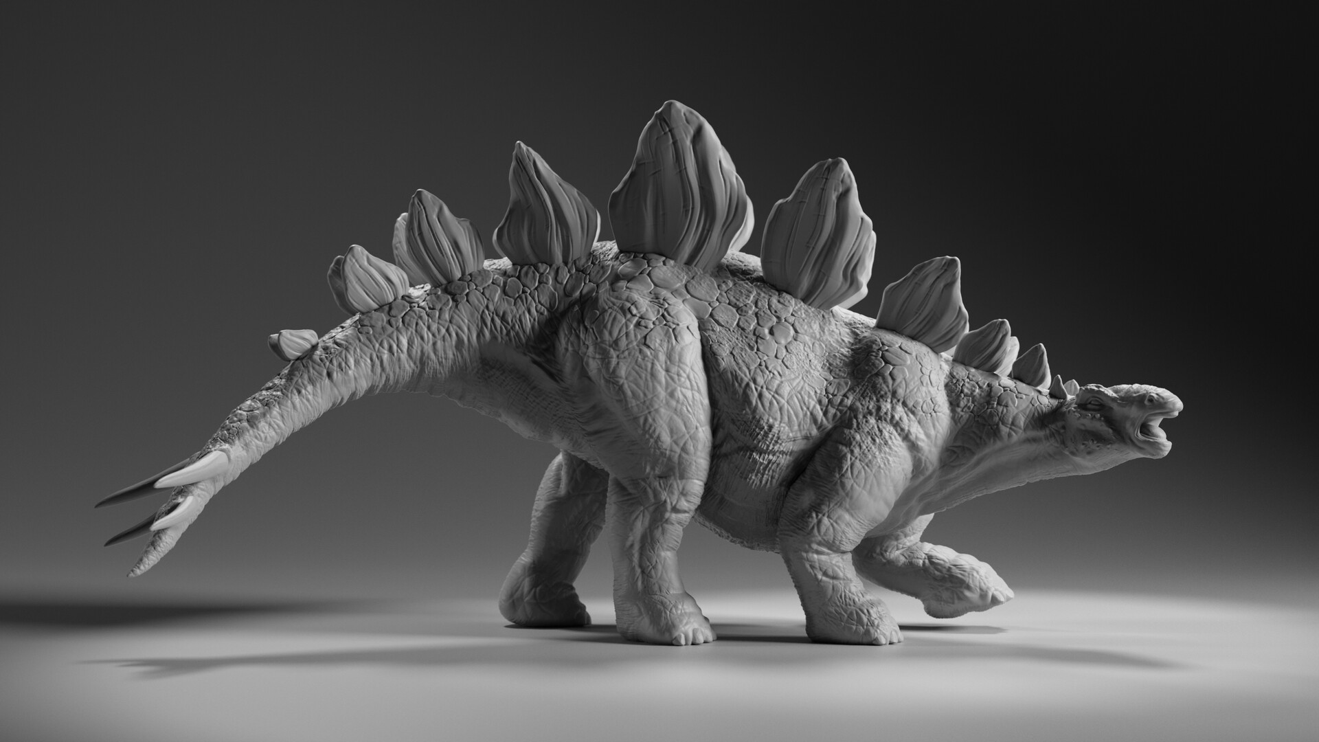 ArtStation Stegosaurus Toy sculpture