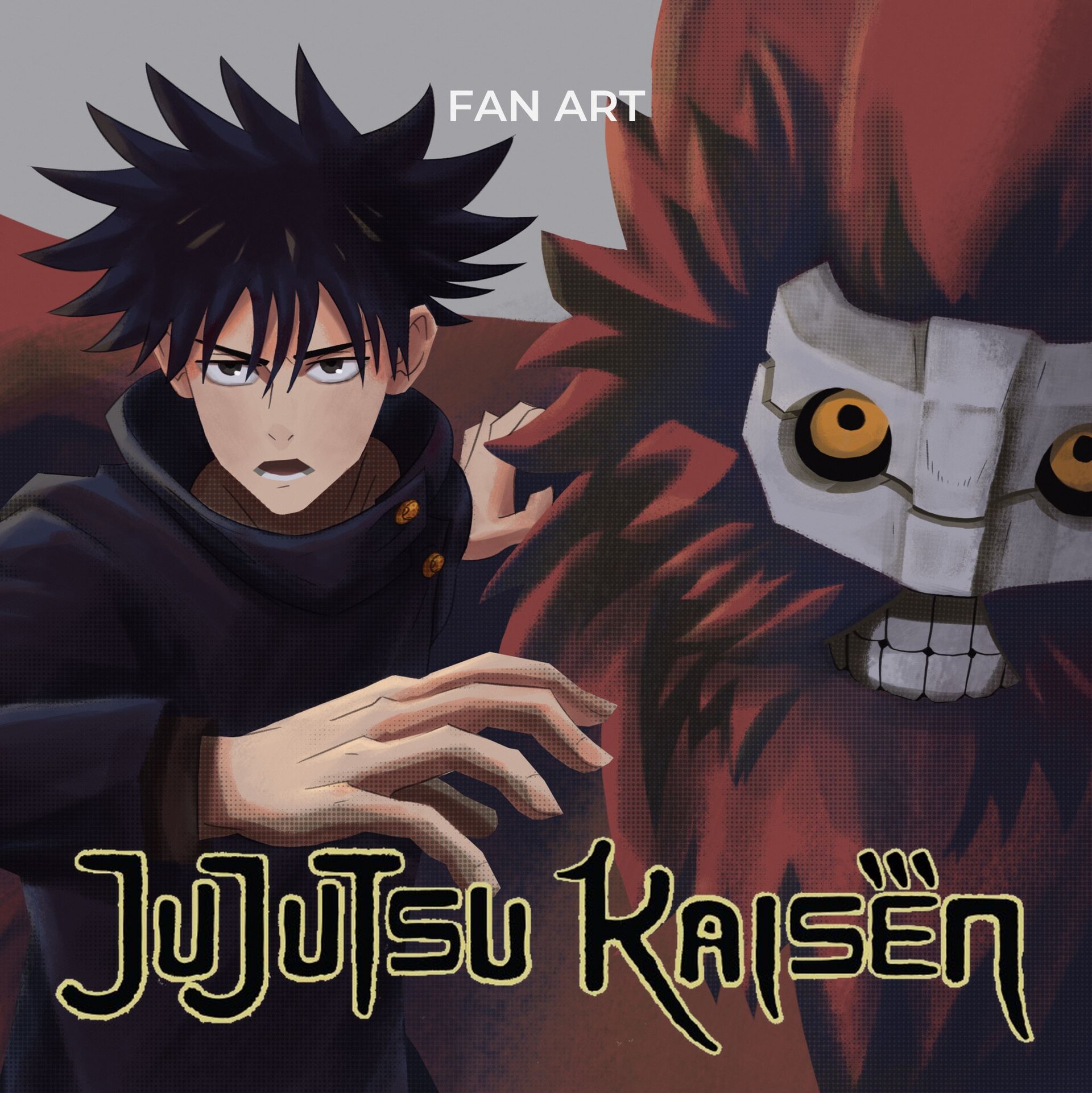 ArtStation - Jujutsu Kaisen - Manga Poster fan art