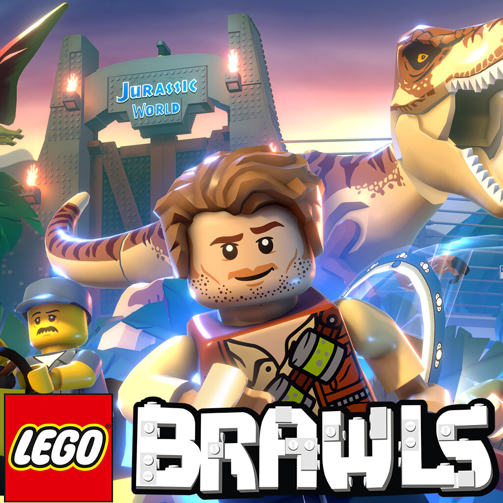 ArtStation - Lego Brawls: Jurassic World Level