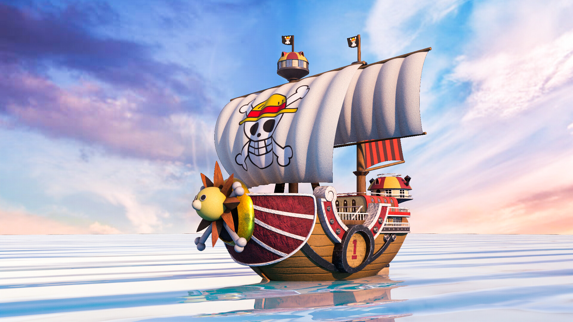 ArtStation - Thousand Sunny From One Piece