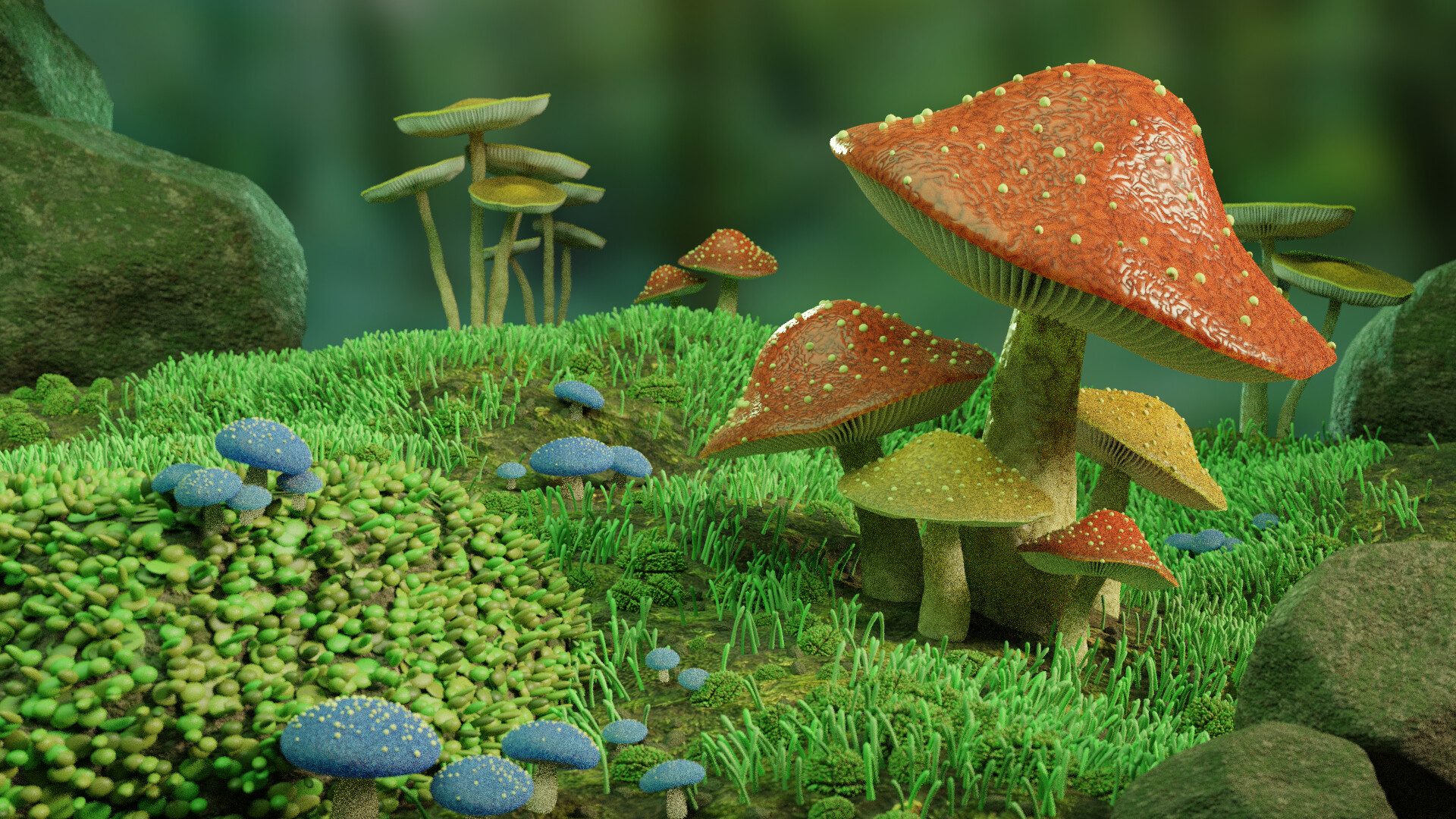 ArtStation - THE MUSHROOMS