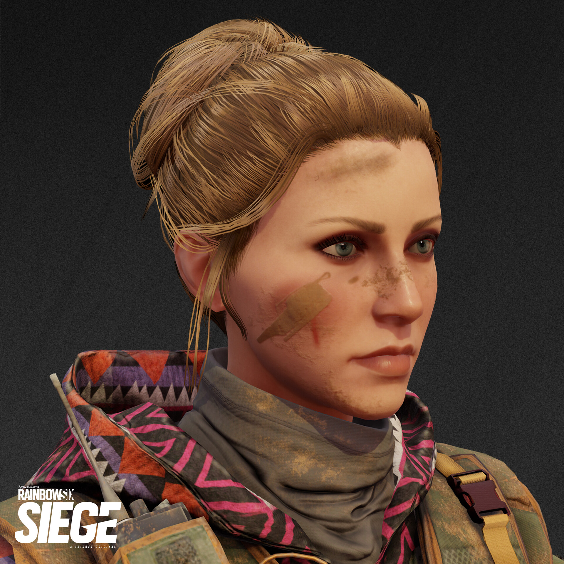 Artstation Tom Clancys Rainbow Six Siege Iq Messy Bun North Star Season 3336