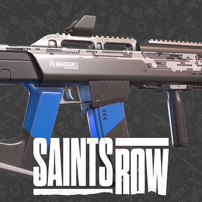 ArtStation Saints Row MDI 77 Auto Rifle