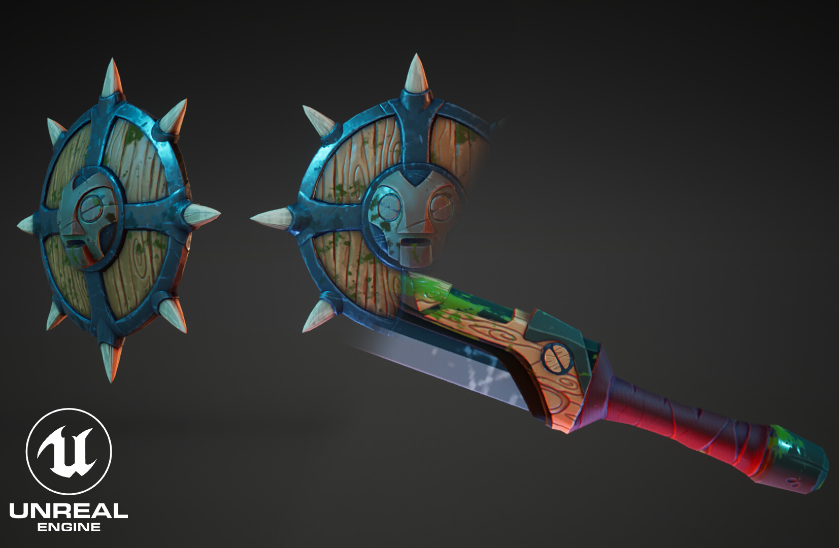 ArtStation Sword / Shield (Tiki Project)
