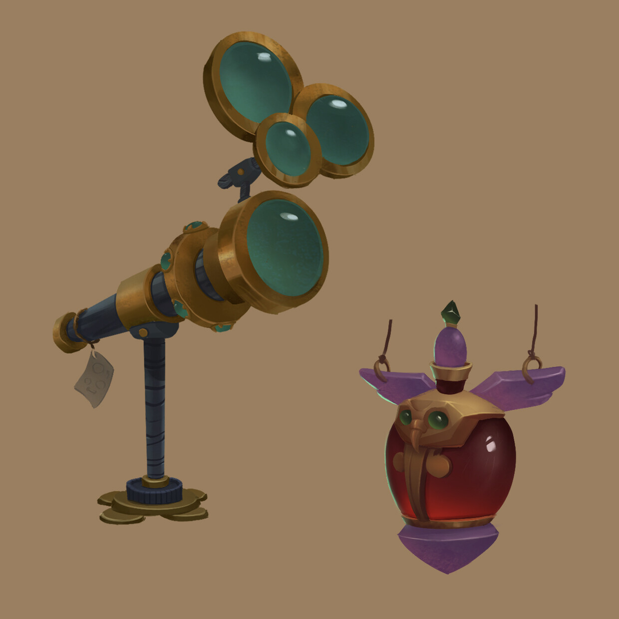 ArtStation - Magical props + rotation